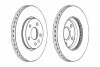 Диск тормозной передний CHEVROLET CRUZE (J300) 1.6-2.0DCI 09-, OPEL ASTRA J 1.4-2.0 09- 15" FERODO DDF1869 (фото 2)