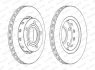 Диск гальмівний ЗАДН С ПОКРЫТИЕМ AUDI A4 S4 QUATTRO 97-,VW PASSAT 1.8-4.0 96-05 -ua FERODO DDF1887C (фото 1)