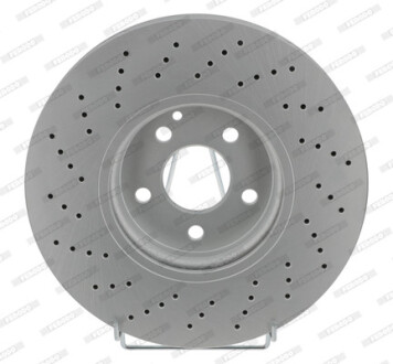 Диск гальмівний ПЕРЕДН MB E-CLASS (W211) 05-08 -ua FERODO DDF1981RC-1