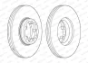 Диск гальмівний ПЕРЕДН FORD TRANSIT WITH DUAL TYRES -ua FERODO DDF2468-1 (фото 1)