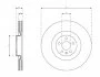 Диск тормозной FERODO DDF2853C (фото 3)