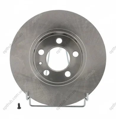Диск гальмівний ПЕРЕДН SKODA OCTAVIA -2010,RAPID 2012-;VW POLO 02-,GOLF -06,BORA -05 FERODO DDF927 (фото 1)