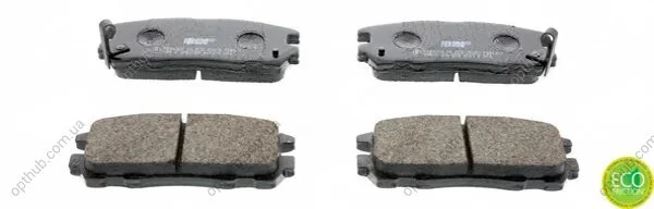 Колодки гальмівні дискові ЗАДН ISUZU PICKUP,APV,D-MAX,TROOPER,VEHICROSS 2.3-3.2I 94.08-,02.07- -ua FERODO FDB1017 (фото 1)