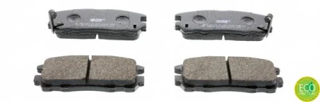 Колодки гальмівні дискові ЗАДН ISUZU PICKUP,APV,D-MAX,TROOPER,VEHICROSS 2.3-3.2I 94.08-,02.07- -ua FERODO FDB1017