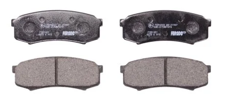 Колодки тормозные дисковые задние TOYOTA LAND CRUISER 03-. LAND CRUISER PRADO 03-. MITSUBISHI PAJERO 05- FERODO FDB1021