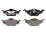 Колодки гальмівні дискові ПЕРЕДН OPEL ASTRA G 1.2I, 1.4I, 1.6I, 1.7TD, 1.8I, 2.0I, 2.0 TDI 08.98-, ZAF -ua FERODO FDB1293 (фото 1)