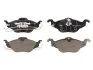Колодки гальмівні дискові ПЕРЕДН OPEL ASTRA G 1.2I, 1.4I, 1.6I, 1.7TD, 1.8I, 2.0I, 2.0 TDI 08.98-, ZAF -ua FERODO FDB1293 (фото 1)