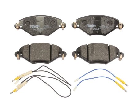 Колодки гальмівні дискові ПЕРЕДН CITROEN C5 01- -ua FERODO FDB1411