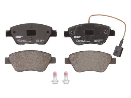 Колодки гальмівні дискові ПЕРЕДН FIAT DOBLO 1.3-1.9D 03-,IDEA 1.3D 1.9D 04-,PANDA FERODO FDB1466