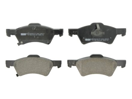 Колодки гальмівні дискові ПЕРЕДН CHRYSLER GRAND VOYAGER -07,DODGE CARAVAN -06 -ua FERODO FDB1510