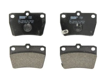 Колодки тормозные дисковые задние TOYOTA RAV4 1.8VVTI 01-,2.0D-4D 01-,2.0VVTI 00- FERODO FDB1531