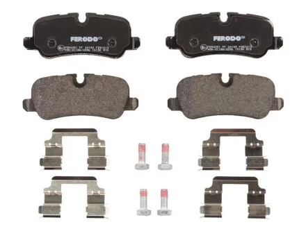 Колодки тормозные дисковые задние LANDROVER DISCOVERY III-IV 2.7-5.0 04-,RANGE ROVER III 3.0-5.0 05-,RANG FERODO FDB1613