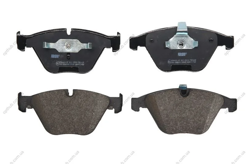 Колодки гальмівні дискові ПЕРЕДН BMW 5 (E60)/5 TOURING (E61)/7 (E65, E66) 03.2003- -ua FERODO FDB1628 (фото 1)