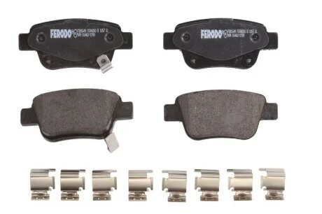 Колодки тормозные дисковые задние TOYOTA COROLLA VERSO 04-,AVENSIS 03- FERODO FDB1649