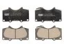 Колодки тормозные дисковые передние LEXUS GX470 4X4 02-;TOYOTA 4-RUNNER 4.0I 02-,4.7I 02-,LAND CRUISER 3. FERODO FDB1698 (фото 1)