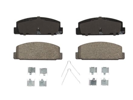 Колодки тормозные дисковые задние MAZDA 323 626 MAZDA6 97- FERODO FDB1721