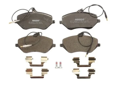 Колодки гальмівні дискові ПЕРЕДН PEUGEOT 407 2.2-3.0 04-,607 2.0-3.0 05-,CITROEN C5 08-,C6 05- -ua FERODO FDB1726