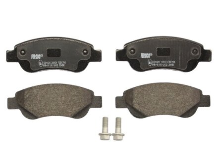 Колодки гальмівні дискові ПЕРЕДН CITRO?N C1 - PEUGEOT 107 - TOYOTA AYGO -ua FERODO FDB1790