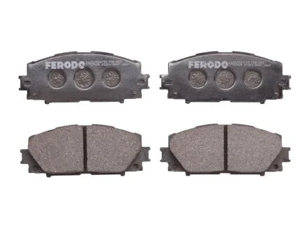 Колодки гальмівні дискові ПЕРЕДН TOYOTA YARIS 1.0 VVT-I, 1.3 VVT-I,1.4D-4D 01/06- NO ABS -ua FERODO FDB1829