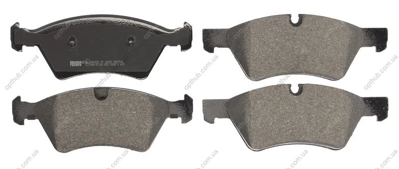 Колодки гальмівні дискові ПЕРЕДН MERCEDES E (W211) 03-09. GL (X164) 06-. ML (W164) 05-11. R (W251) 06- -ua FERODO FDB1830 (фото 1)