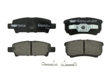 Колодки гальмівні дискові ЗАДН MITSUBISHI OUTLANDER 2.0 2.4 4WD 03-, LANCER 1.3-2.0 03-;DODGE CALIBER -ua FERODO FDB1839