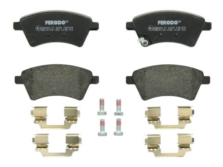Колодки гальмівні дискові ПЕРЕДН SUZUKI SX4 1.5-1.9 06-,FIAT SEDICI 1.6 16V 1.9D MULTIJET 06- -ua FERODO FDB1875