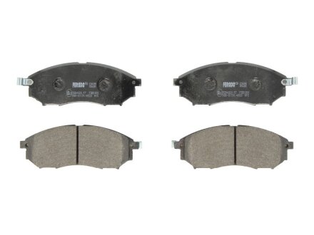 Колодки гальмівні дискові ПЕРЕДН NISSAN MURANO 2003 -, NAVARA 2004 -, PATHFINDER 2005 -, QASHQAI / QAS -ua FERODO FDB1881