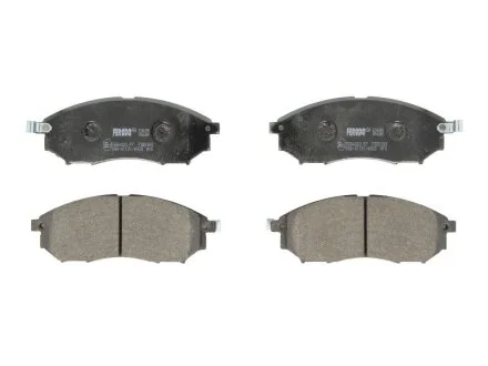 Колодки гальмівні дискові ПЕРЕДН NISSAN MURANO 2003 -, NAVARA 2004 -, PATHFINDER 2005 -, QASHQAI / QAS -ua FERODO FDB1881