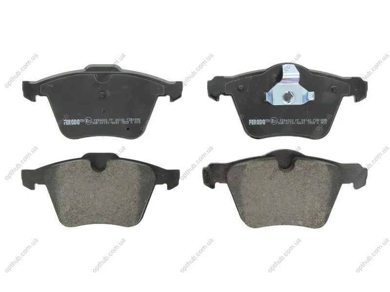 Колодки гальмівні дискові ПЕРЕДН FORD GALAXY 2.0SCTI 10-,2.2TDCI 08-;VOLVO S60 10-,S80 06-,V60 10-,V70 -ua FERODO FDB1898 (фото 1)
