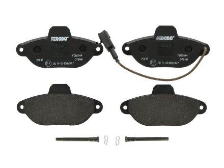 Колодки гальмівні дискові ПЕРЕДН FIAT 500 1.2 07-,FORD KA 1.2 08- -ua FERODO FDB1944