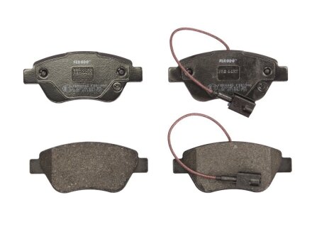 Колодки гальмівні дискові ПЕРЕДН CITROEN NEMO 08-. FIAT FIORINO 07-. 500 07-. PUNTO 09-. PEUGEOT BIPPE FERODO FDB1946
