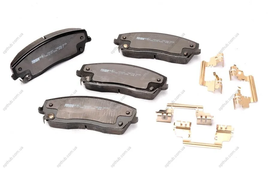 Колодки тормозные дисковые передние CHRYSLER 300 C 09/04- FERODO FDB1954 (фото 1)