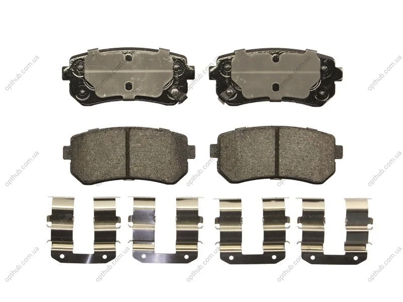 Колодки гальмівні дискові ЗАДН HYUNDAI ACCENT 1.4I-1.6I 06-,I20 1.2I-1.6I 08-,I30 1.4-2.0 08-;KIA CEE' -ua FERODO FDB1956 (фото 1)