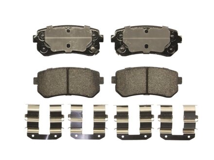 Колодки гальмівні дискові ЗАДН HYUNDAI ACCENT 1.4I-1.6I 06-,I20 1.2I-1.6I 08-,I30 1.4-2.0 08-;KIA CEE' -ua FERODO FDB1956