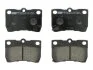 Колодки гальмівні дискові ЗАДН LEXUS GS350 05-,GS430 05-,GS450H 3.5 06-,GS460 07-,IS350 05- -ua FERODO FDB4001 (фото 1)