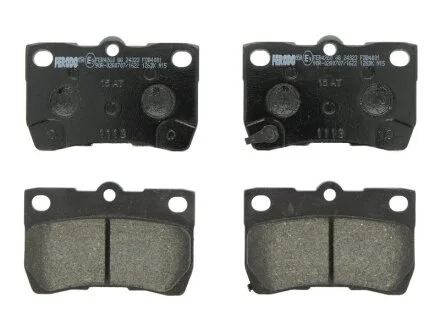 Колодки гальмівні дискові ЗАДН LEXUS GS350 05-,GS430 05-,GS450H 3.5 06-,GS460 07-,IS350 05- -ua FERODO FDB4001