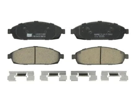 Колодки гальмівні дискові ПЕРЕДН JEEP GRAND CHEROKEE III 3.0-6.1 05- -ua FERODO FDB4002