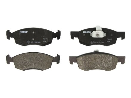 Колодки гальмівні дискові ПЕРЕДН DACIA LOGAN MCV 1.4-1.6 02.07- СИСТ=ATE -ua FERODO FDB4035
