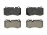 Колодки гальмівні дискові ПЕРЕДН MERCEDES BENZ CLS 2006 -, E-CLASS 2004 - 2009, S-CLASS 2005 -, SL 200 -ua FERODO FDB4055 (фото 1)