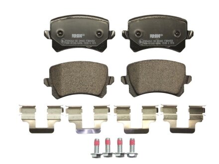 Колодки гальмівні дискові ЗАДН VW PASSAT 05-14. TIGUAN 07-. SHARAN 10-. SEAT ALHAMBRA 10-. ALTEA 09- -ua FERODO FDB4058