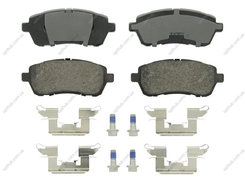 Колодки гальмівні дискові ПЕРЕДН FORD FIESTA VI 08- -ua FERODO FDB4179 (фото 1)