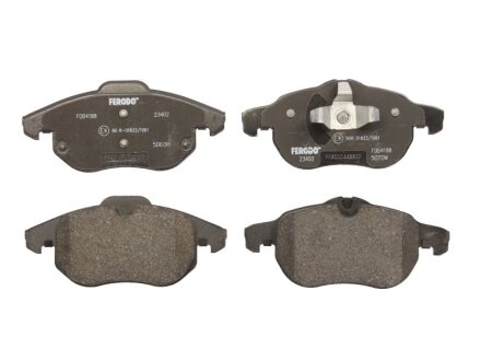 Колодки гальмівні дискові ПЕРЕДН OPEL ASTRA H 1.3-2.0 04-VECTRA C 02-,ZAFIRA 05-,SAAB -ua FERODO FDB4188
