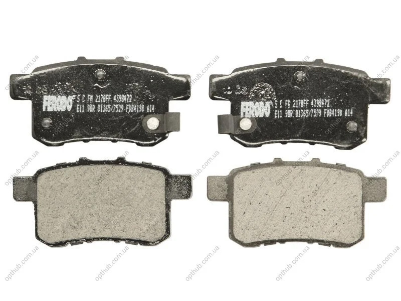 Колодки гальмівні дискові ЗАДН HONDA ACCORD IX 2.0 2.2I-DTEC 08- -ua FERODO FDB4198 (фото 1)