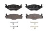 Колодки гальмівні дискові ПЕРЕДН SEAT IBIZA, CORDOBA, TOLEDO 93-, VW GOLF 85-97, PASSAT 80-88 FERODO FDB419 (фото 1)