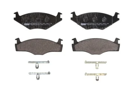 Колодки тормозные дисковые передние SEAT IBIZA, CORDOBA, TOLEDO 93-, VW GOLF 85-97, PASSAT 80-88 FERODO FDB419
