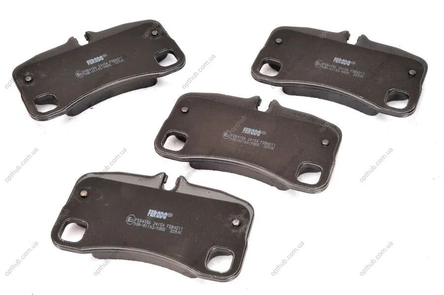 Колодки тормозные дисковые задние PORSCHE 911 06- FERODO FDB4211 (фото 1)