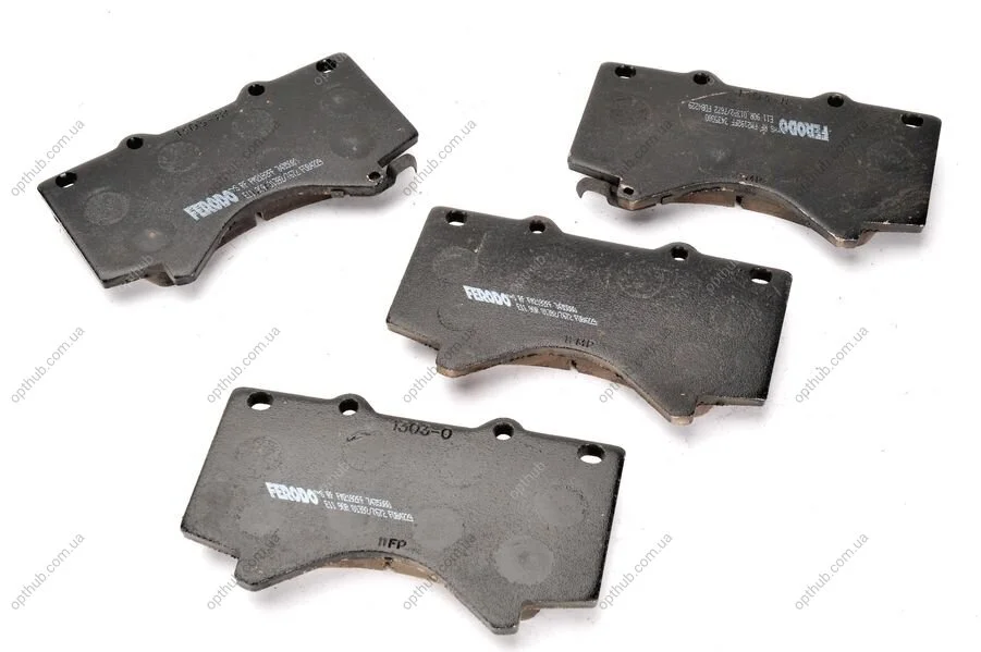Колодки гальмівні дискові ПЕРЕДН TOYOTA LAND CRUISER 200 07-. SEQUOIA 00-. TUNDRA 07-. LEXUS LX 07- -ua FERODO FDB4229 (фото 1)