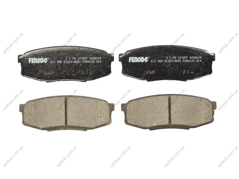 Колодки гальмівні дискові ЗАДН TOYOTA LAND CRUISER 200 07-. SEQUOIA 00-. TUNDRA 07-. LEXUS LX 07- -ua FERODO FDB4230 (фото 1)