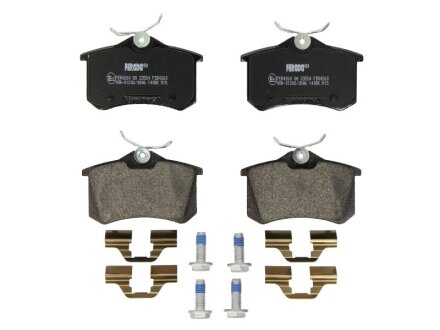 Колодки гальмівні дискові ЗАДН CITRO C4 1.4-2.0 04-,PEUGEOT 308 1.4-2.0 07- FERODO FDB4260
