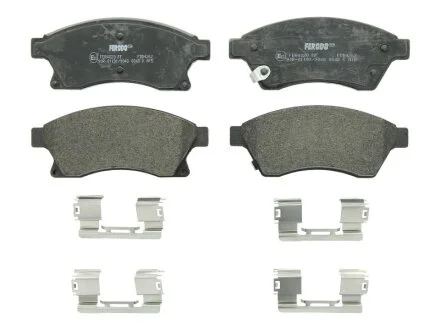 Колодки гальмівні дискові ПЕРЕДН CHEVROLET CRUZE 1.6-2.0CDI 05/09-, OPEL ASTRA J 1.3-1.4 12.09- -ua FERODO FDB4262